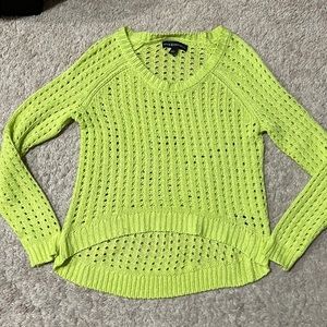 Rock & Republic cropped hi-lo wide knit sweater